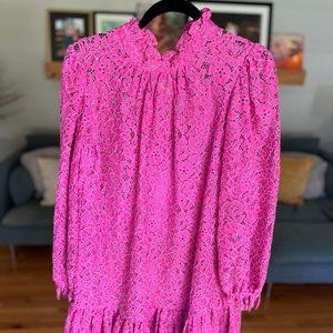 Pink, Lace J. Crew Cocktail Dress
